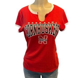 Campus Lifestyle Nebraska Cornhuskers Red Short Sleeve T-Shirt​​​​
